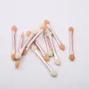 Double-headed latex eyeshadow brush, sponge eyeshadow stick, multi-color blending brush, eye makeup brush, retouching and beauty tools wholesale details Picture